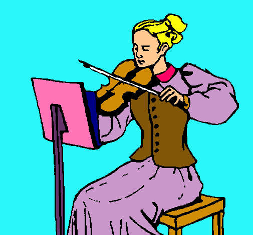 Dama violinista