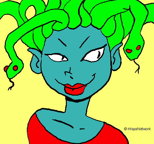 Mujer medusa