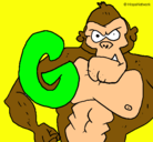 Dibujo Gorila pintado por GrecyGonzlez