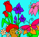 Dibujo Fauna y flora pintado por camilasol