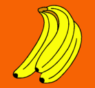 Dibujo Plátanos pintado por tomasg