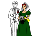 Dibujo Marido y mujer III pintado por karen