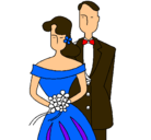 Dibujo Marido y mujer II pintado por 2nobios