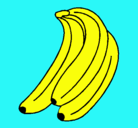 Dibujo Plátanos pintado por paula
