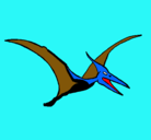 Dibujo Pterodáctilo pintado por jose