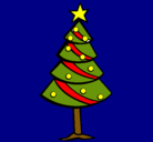Dibujo Árbol de navidad II pintado por davidlala