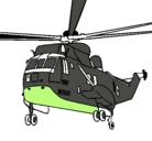 Dibujo Helicóptero al rescate pintado por Santy