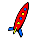 Dibujo Cohete II pintado por malistos