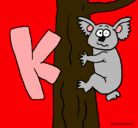 Dibujo Koala pintado por paulaymaca