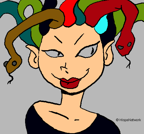 Mujer medusa