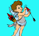 Dibujo Cupido pintado por dianit