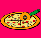 Dibujo Pizza pintado por mariafernanda