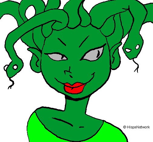 Mujer medusa