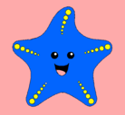 Dibujo Estrella de mar pintado por regiszs