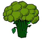 Dibujo Brócoli pintado por ana
