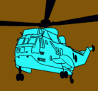 Dibujo Helicóptero al rescate pintado por cesarisaac