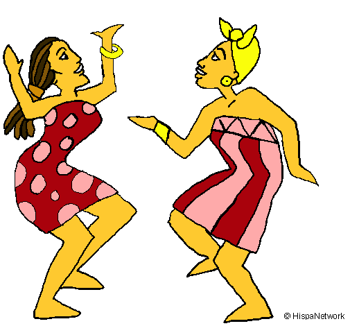 Mujeres bailando