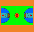 Dibujo Cancha pintado por jul