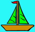 Dibujo Barco velero pintado por alegandro