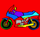 Dibujo Motocicleta pintado por munu