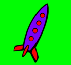 Dibujo Cohete II pintado por ivan
