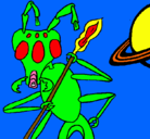 Dibujo Hormiga alienigena pintado por nycolas