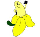 Dibujo Banana pintado por sdad