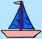 Dibujo Barco velero pintado por pipe