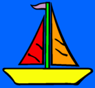 Dibujo Barco velero pintado por xeniamartinez