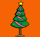 Dibujo Árbol de navidad II pintado por Janellie