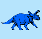 Dibujo Triceratops pintado por torosaurusdino