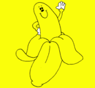 Dibujo Banana pintado por priscyla