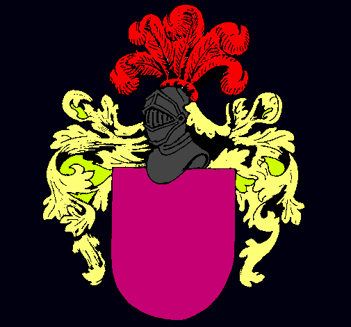 Escudo de armas y casco