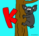 Dibujo Koala pintado por CATA