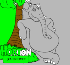 Dibujo Horton pintado por daneria