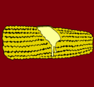 Dibujo Mazorca de maíz pintado por Frida
