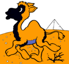 Dibujo Camello pintado por elloco