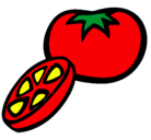 Dibujo Tomate pintado por scarleth