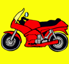 Dibujo Motocicleta pintado por eriberto