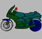 Dibujo Motocicleta pintado por roman