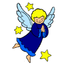 Dibujo Angelito pintado por angel