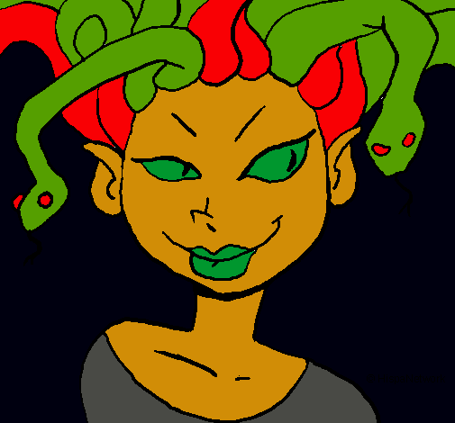 Mujer medusa