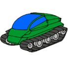 Dibujo Nave tanque pintado por ad1