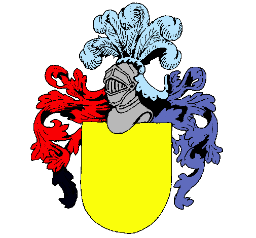 Escudo de armas y casco