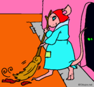 Dibujo La ratita presumida 1 pintado por isabella