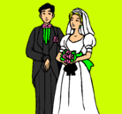 Dibujo Marido y mujer III pintado por julia
