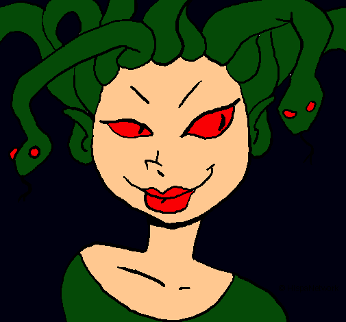 Mujer medusa