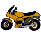 Dibujo Motocicleta pintado por mario