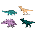 Dibujo Dinosaurios de tierra pintado por josephalex