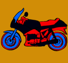 Dibujo Motocicleta pintado por ivanka